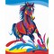 DIY Paint Works Colorful Horse Kids Paint by Number Craft Kit